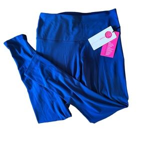 NWT Yogalicious NUDE TECH HIGH WAIST SIDE POCKET 7/8 ANKLE LEGGING